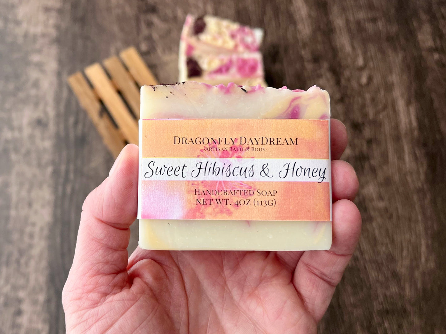 SWEET HIBISCUS & HONEY Artisan Soap
