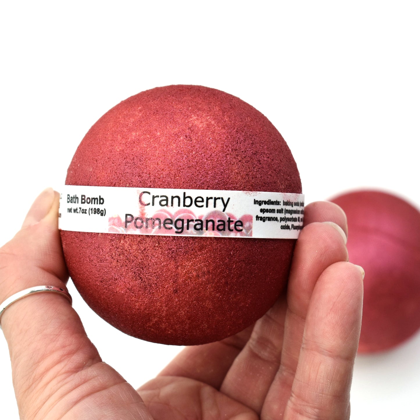 CRANBERRY POMEGRANATE Artisan Bath Bomb