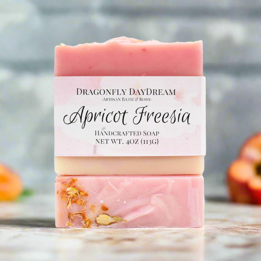 APRICOT FREESIA Artisan Soap Bar