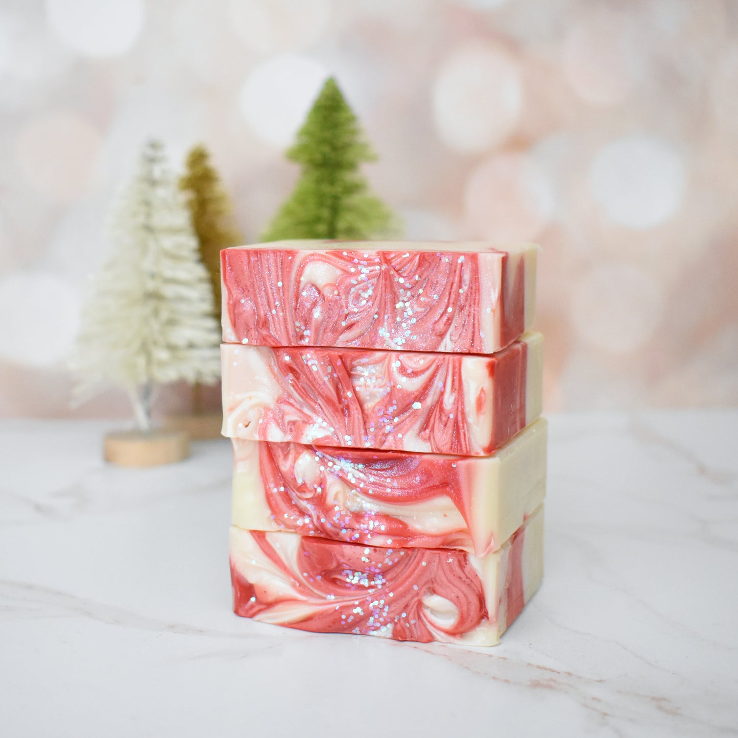 PEPPERMINT SWIRL Artisan Soap