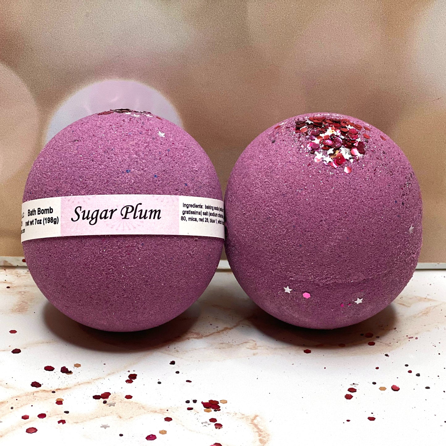 SUGAR PLUM Artisan Bath Bomb