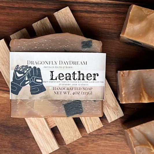 LEATHER Artisan Soap Bar