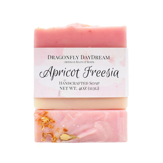 APRICOT FREESIA Artisan Soap Bar