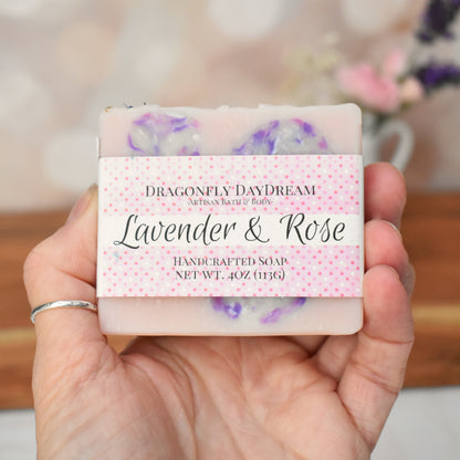 LAVENDER & ROSE Artisan Soap