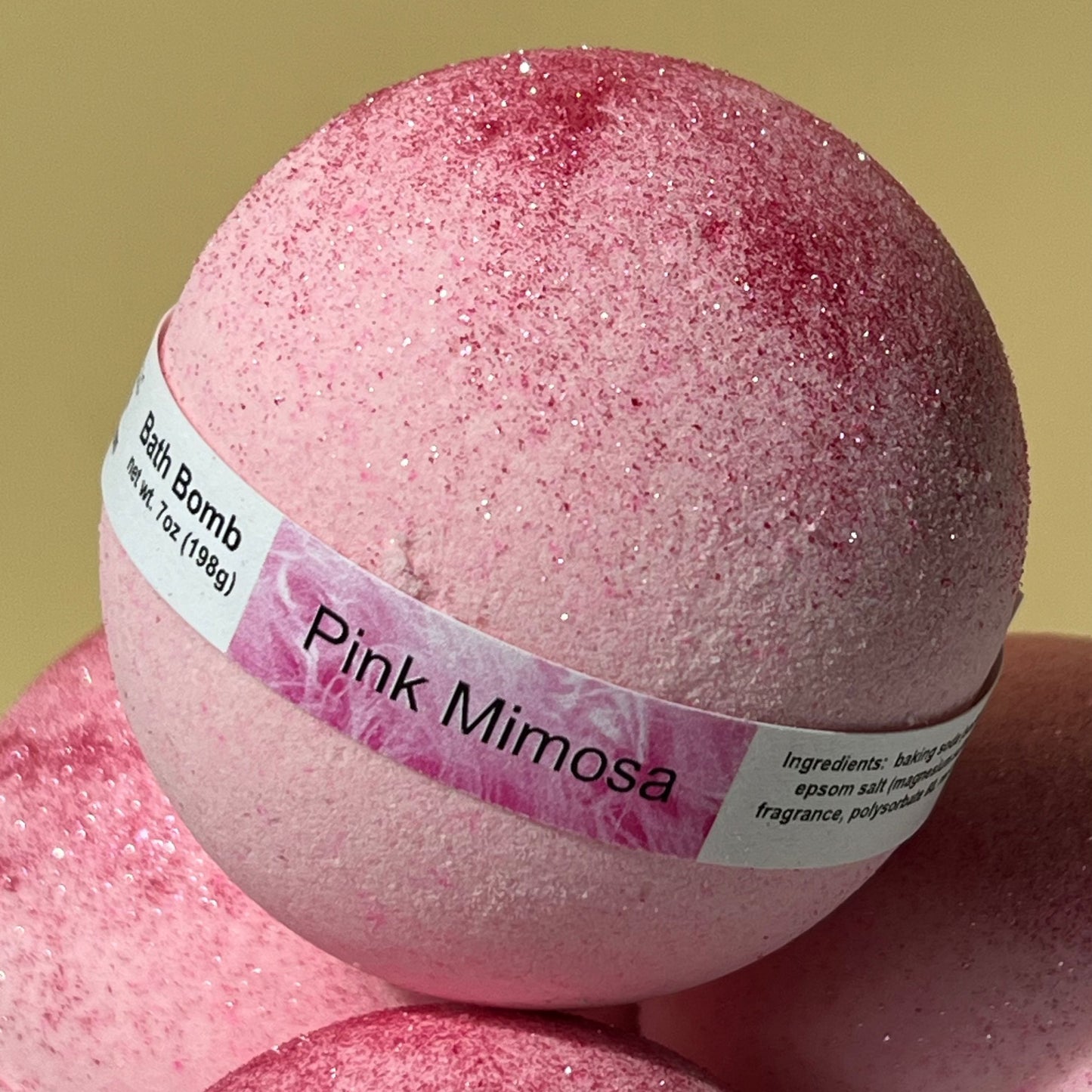 PINK MIMOSA Artisan Bath Bomb